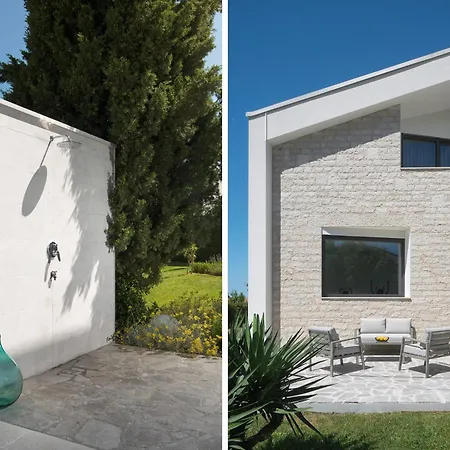Mariva For 8 Persons Near Porec With 44 M2 Heated Pool, Sea View, Fitness & Kids Playground