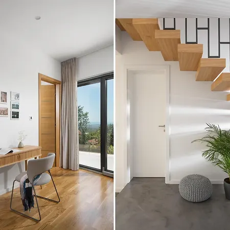 Mariva For 8 Persons Near Porec With 44 M2 Heated Pool, Sea View, Fitness & Kids Playground Kaštelir