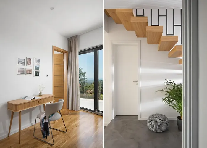 Mariva For 8 Persons Near Porec With 44 M2 Heated Pool, Sea View, Fitness & Kids Playground Kaštelir