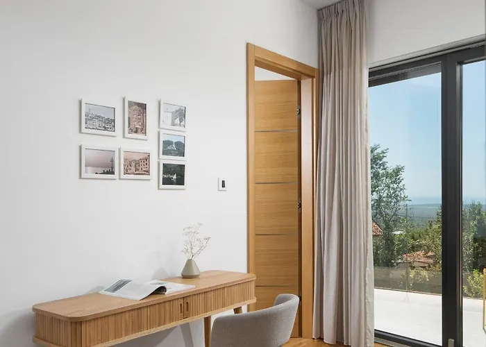 Mariva For 8 Persons Near Porec With 44 M2 Heated Pool, Sea View, Fitness & Kids Playground Villa